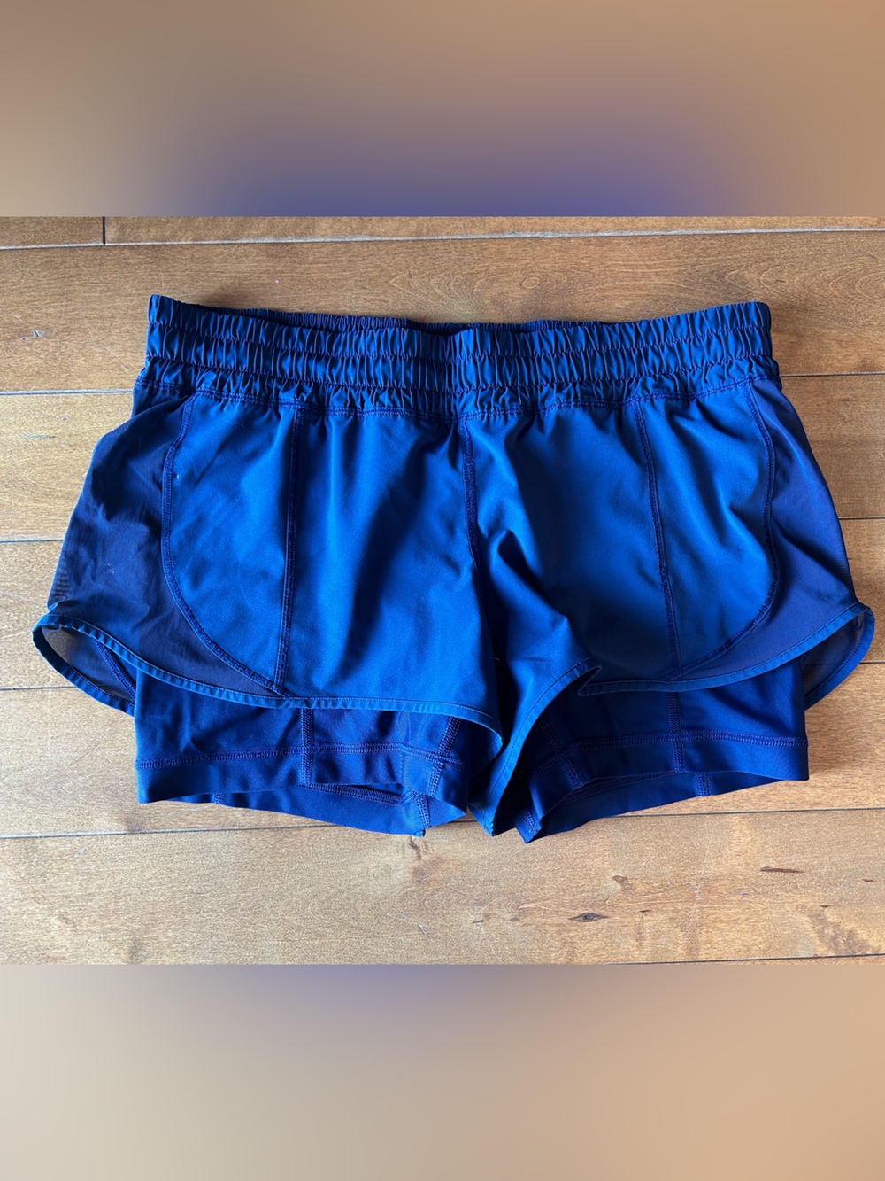 lululemon athletica Navy Athletic Running Shorts